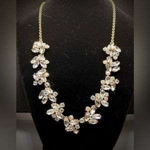 J. Crew crystal statement necklace.  Adds the perfect bling to any outfit